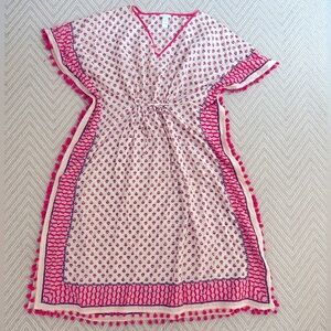 J. Jill Beach Tunic with Pom Poms